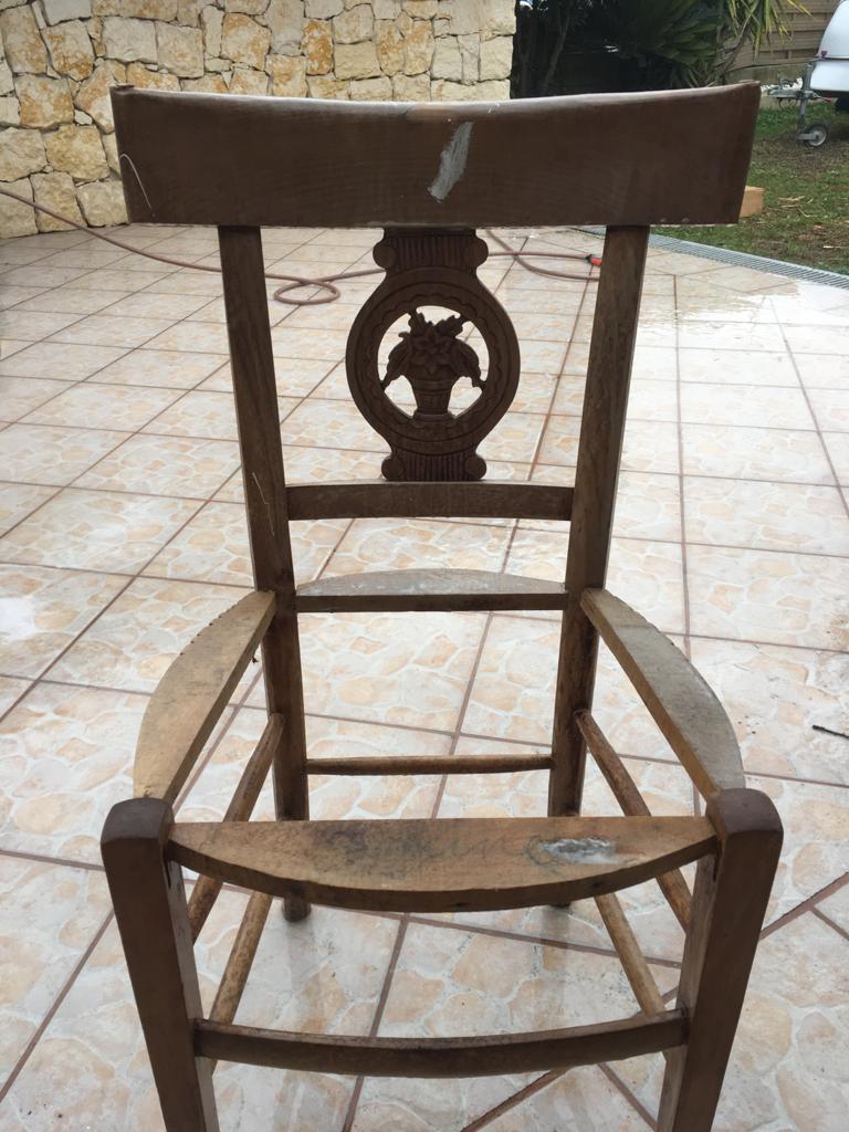 rénovation chaise